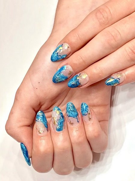 Blue Ocean Nails