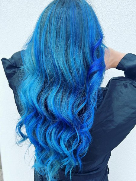 Blue Ombre Hair