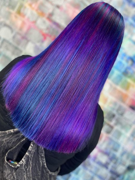 Blue Purple Hair