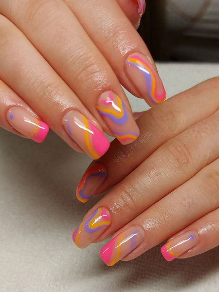 Bright Summer Nails