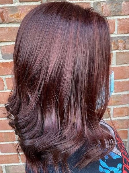 Brownish Red Hair Color