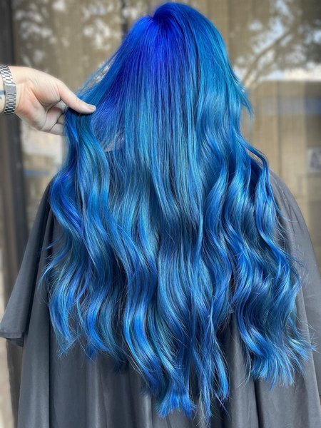 Cute Blue Hairstyles