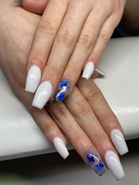Cute White Nails