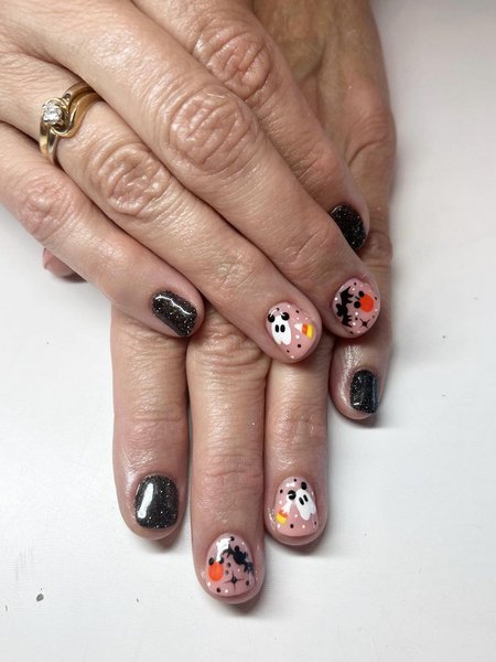 Disney Halloween Nails