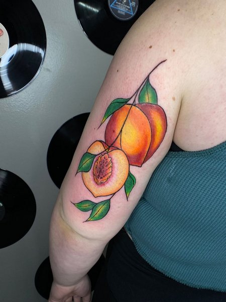 Georgia Peach Tattoo