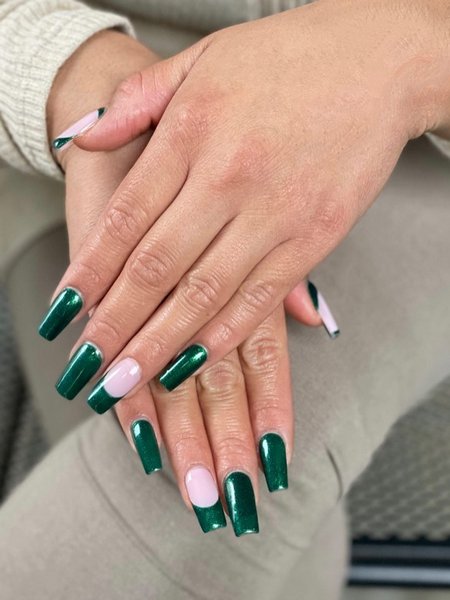 Green Fall Nails