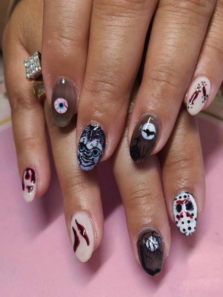 Halloween Gel Nails