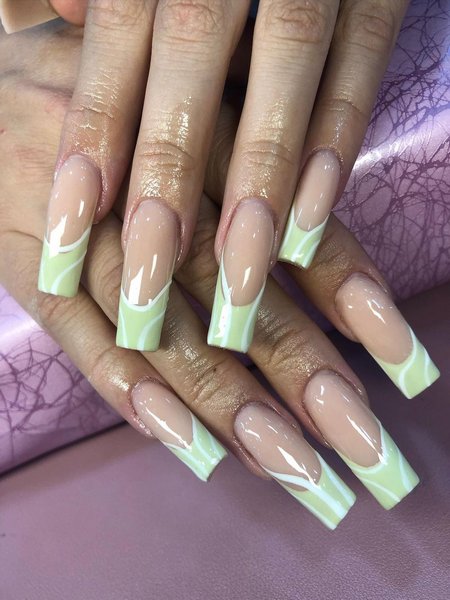 Light Green Nails