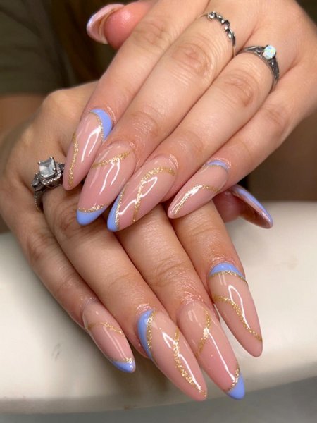 Long Almond Nails