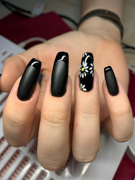 Long Black Nails