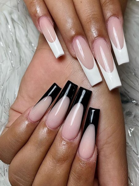 Long Coffin Nails