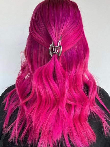 Neon Pink Hair