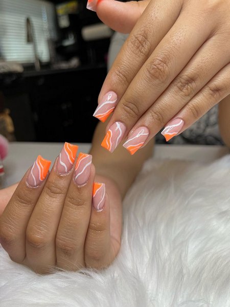 Orange Nail Ideas