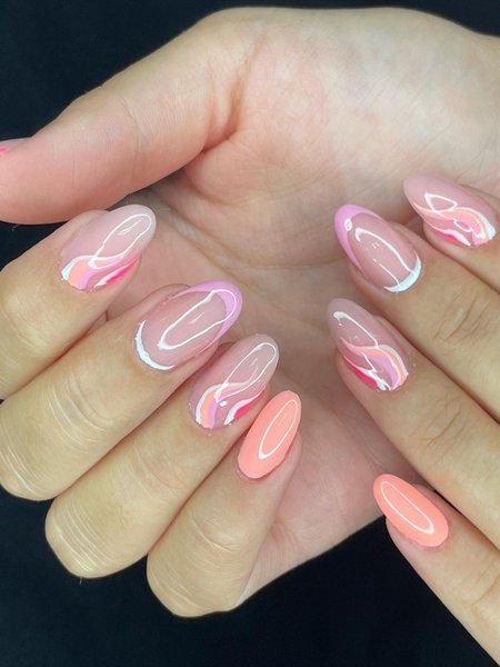 Oval Shaped Nails