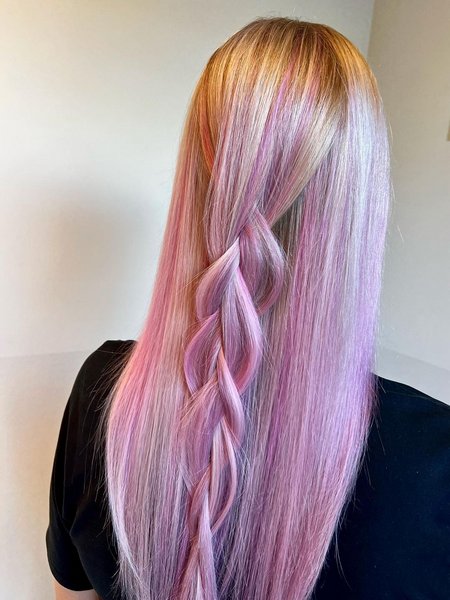 Pink Blonde Hair