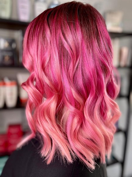 Pink Ombre Hair