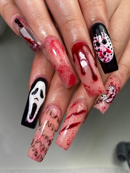 Scary Halloween Nails