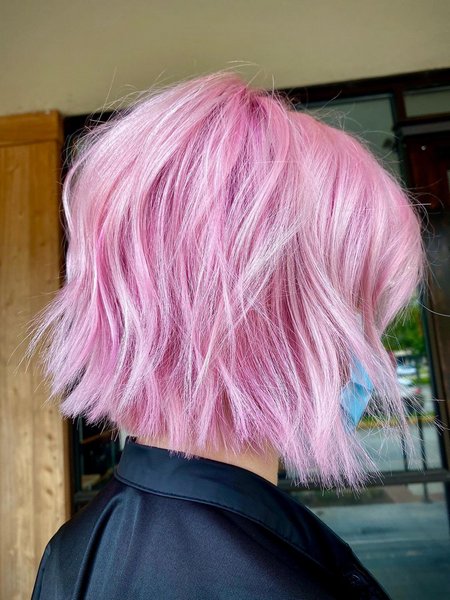 Short Pink Hair