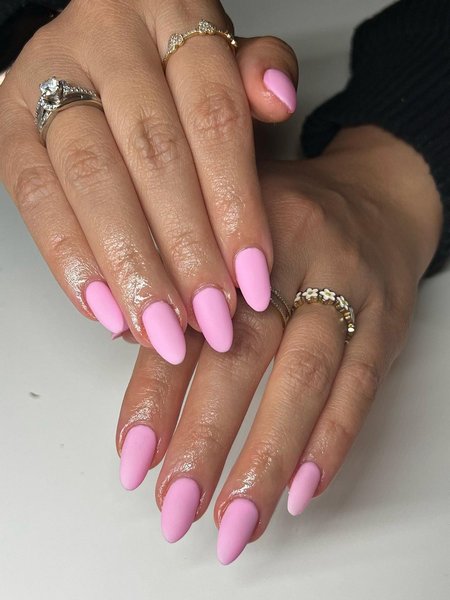 Short Pink Nails