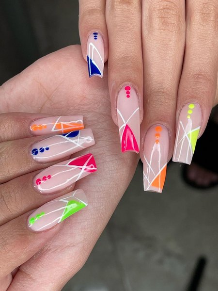 Summer Long Nails