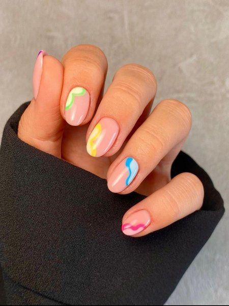 Summer Pastel Nails