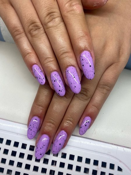 Summer Purple Nails