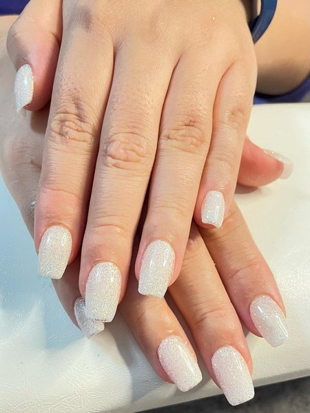 White Gel Nails