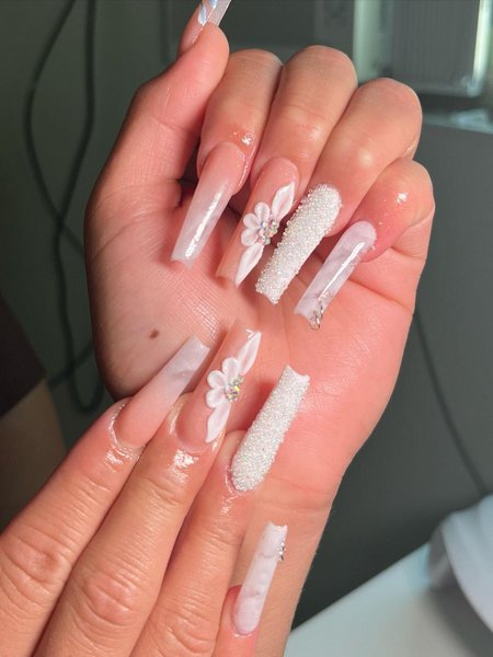 White Nail Design