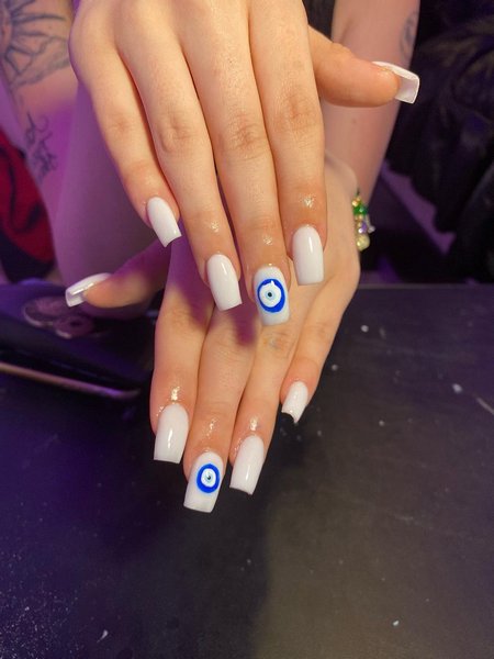 White Tip Nails